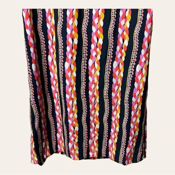 0415W. MOD CLOTH SHARED SENTIMENT SHIFT DRESS ROPES PRINT SIZE SMALL MULTICOLOR - Picture 7 of 9